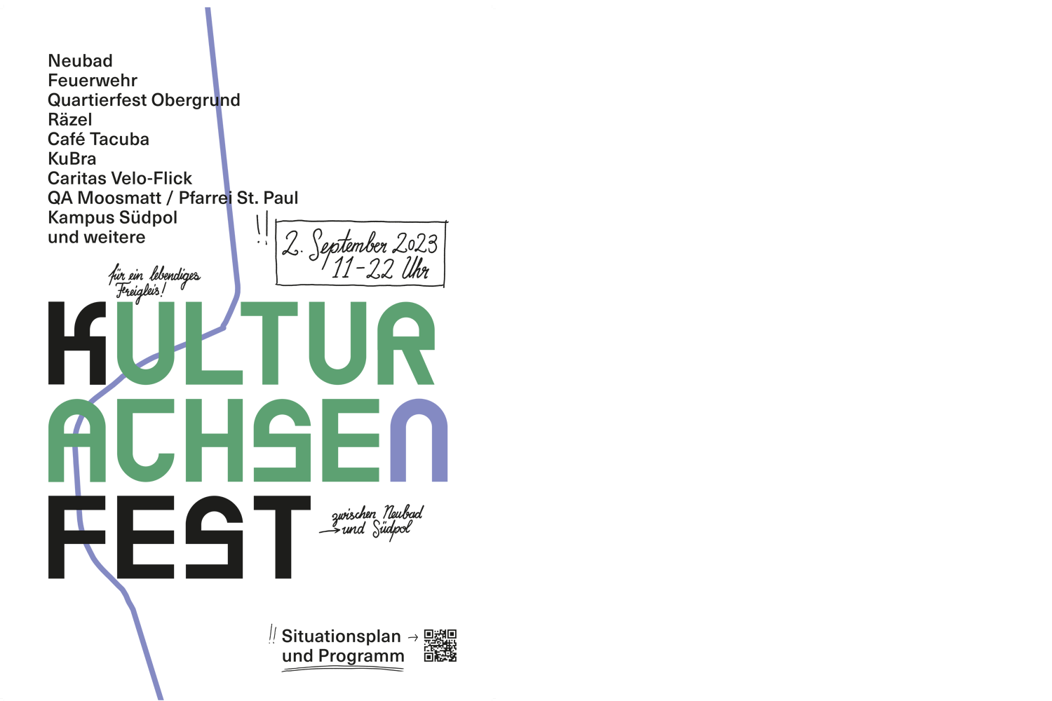 Kulturachsenfest Illustration.