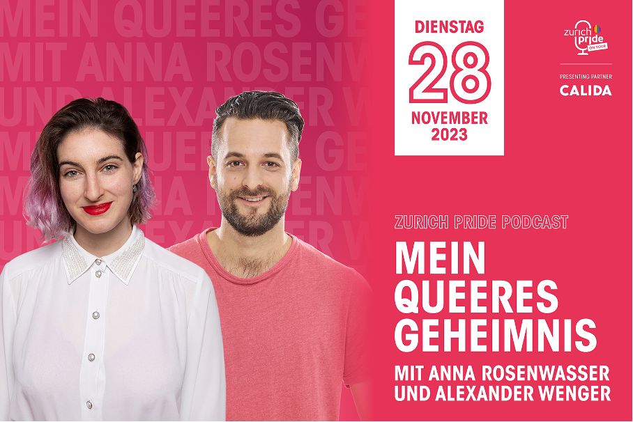 flyer für zurich pride podcast live