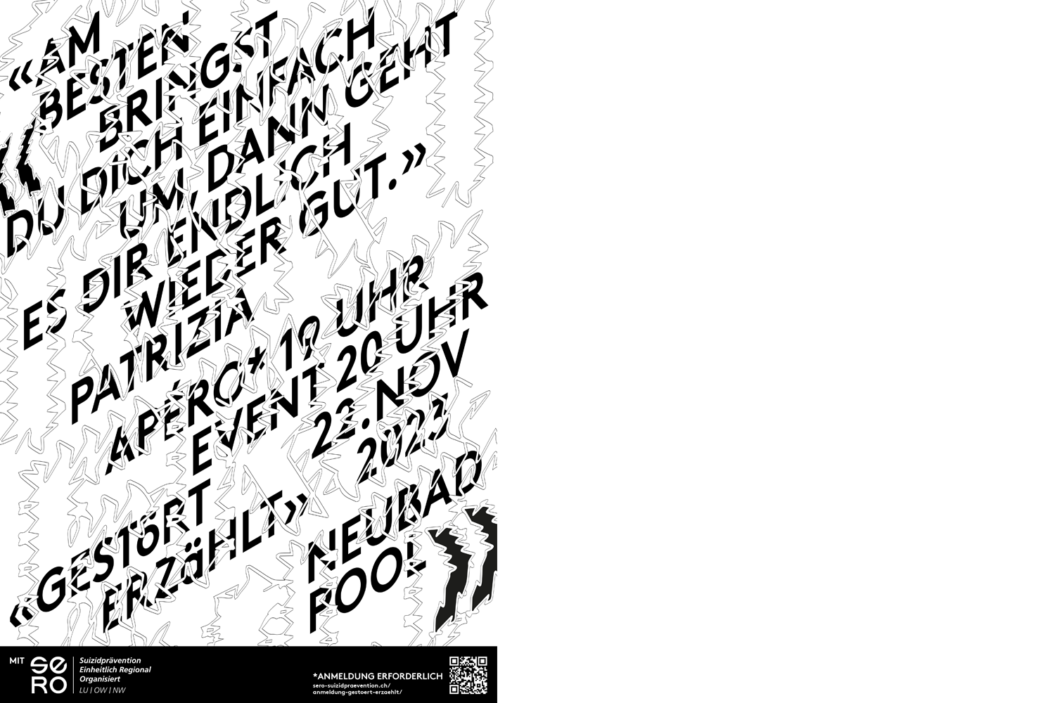 Plakat für den gesört erzählt: Patrizia