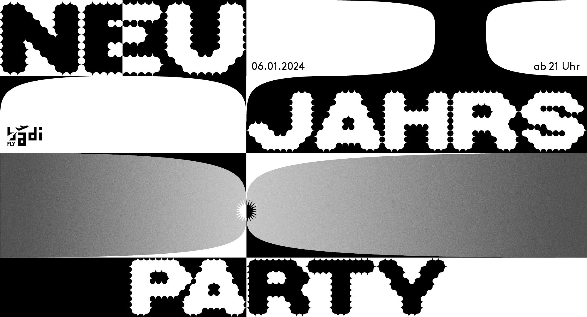 Grafik Neujahrsparty 2024