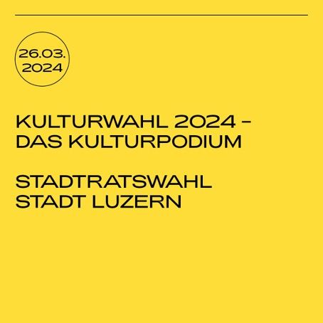 Grafik IG Kultur - Kulturwahlen