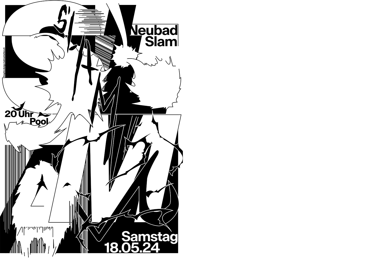 Neubad Slam Plakat