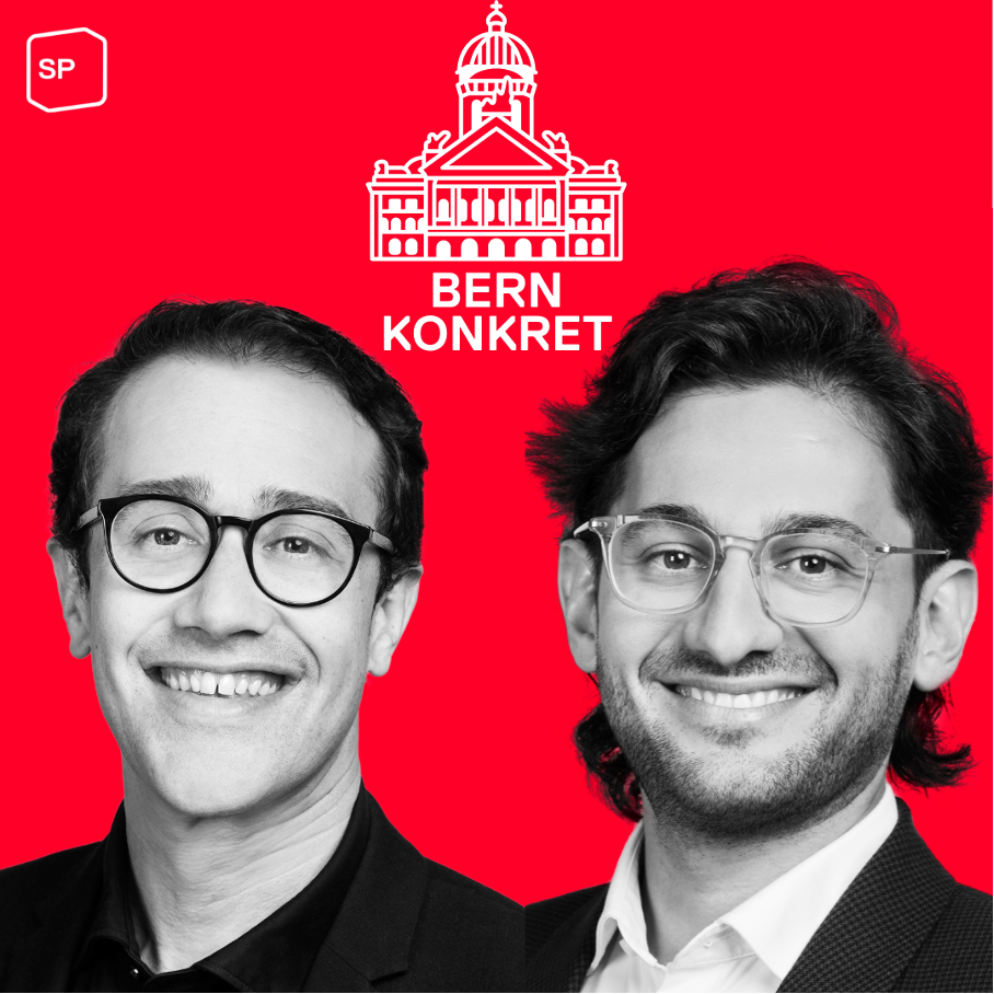 flyer zu bern konkret mit david roth und hasan candan