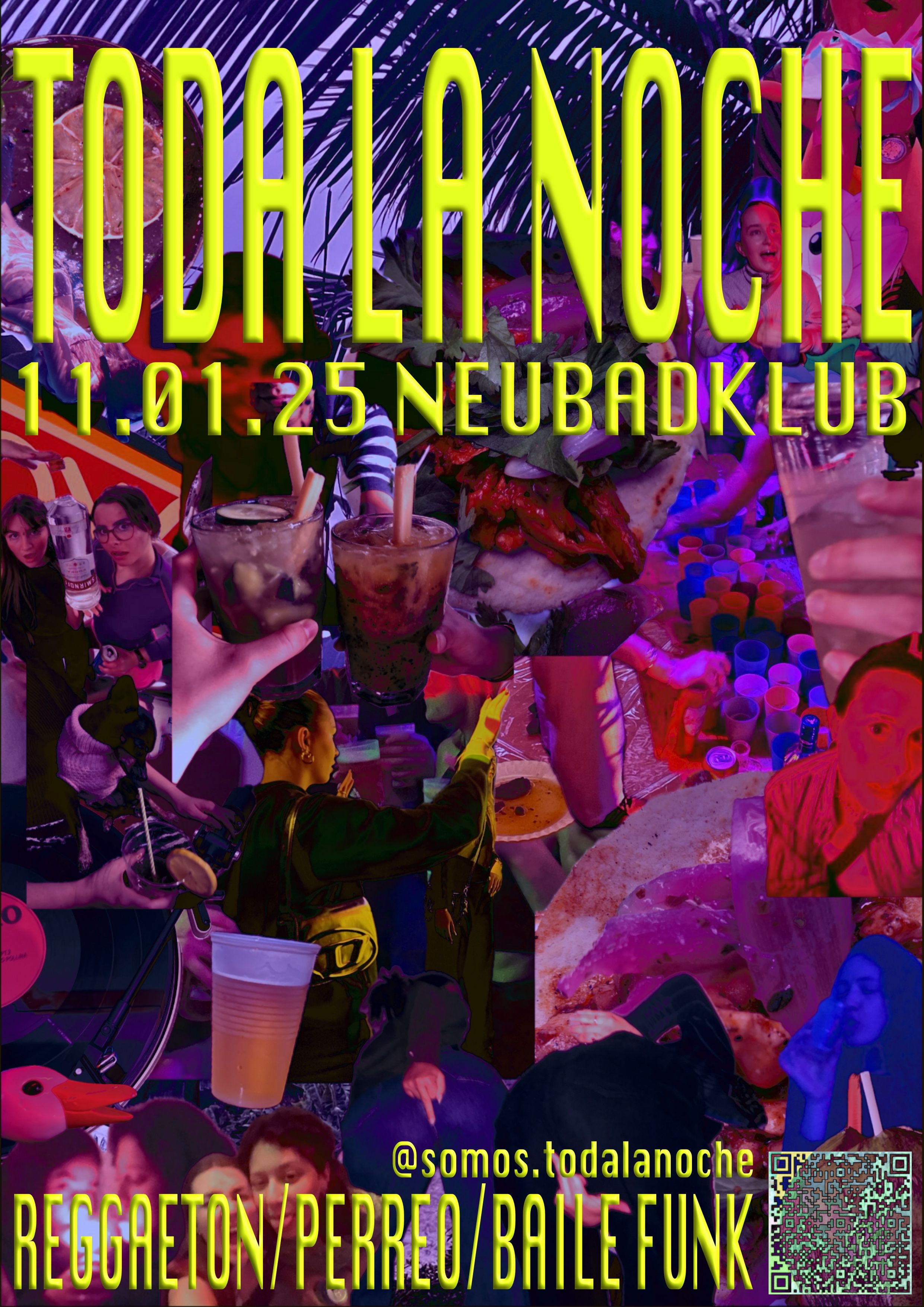 Farbiger Hintergrund mit Gelber Schrift