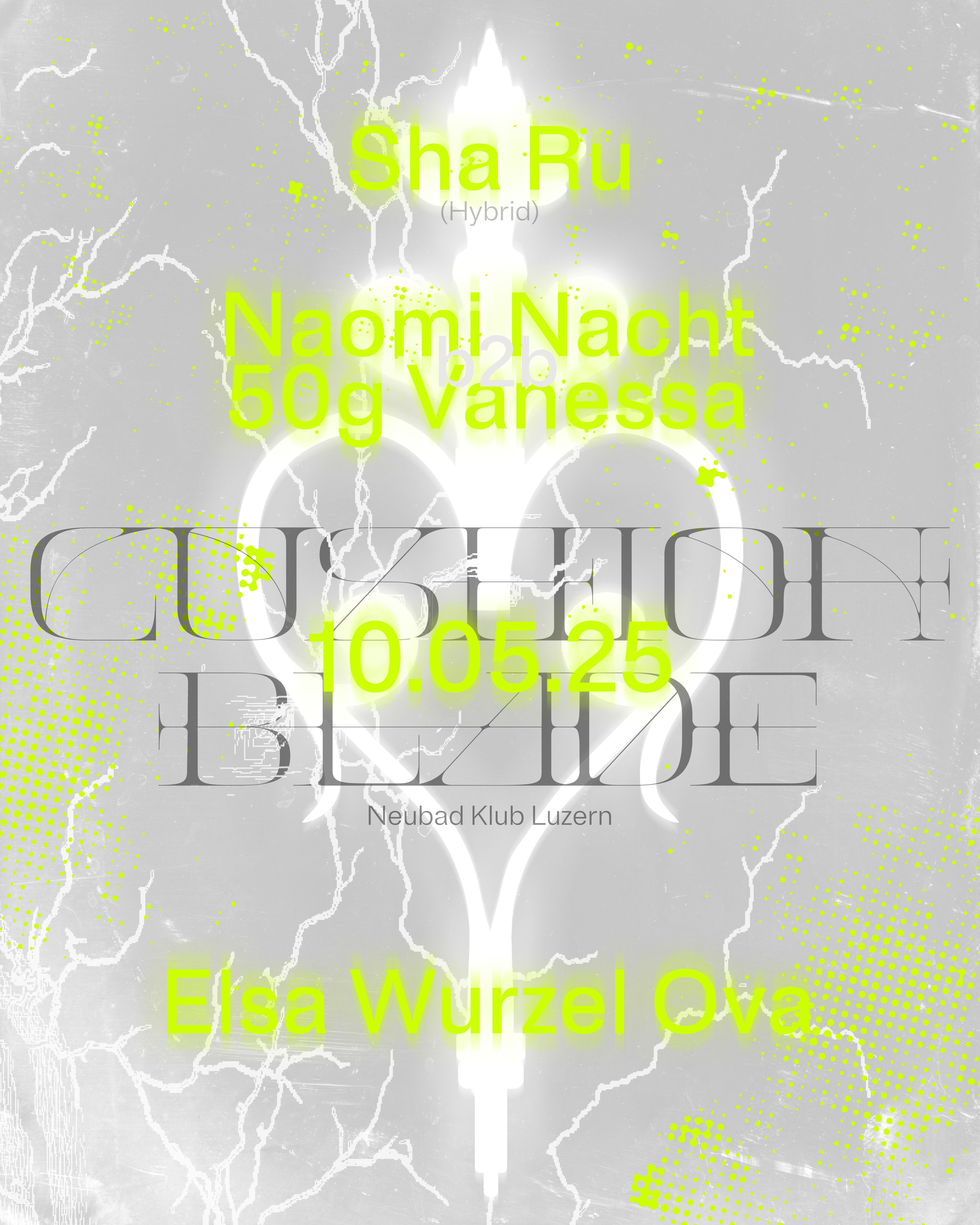 Grauer Hintergrund mit Neo Grüner Überschrift 