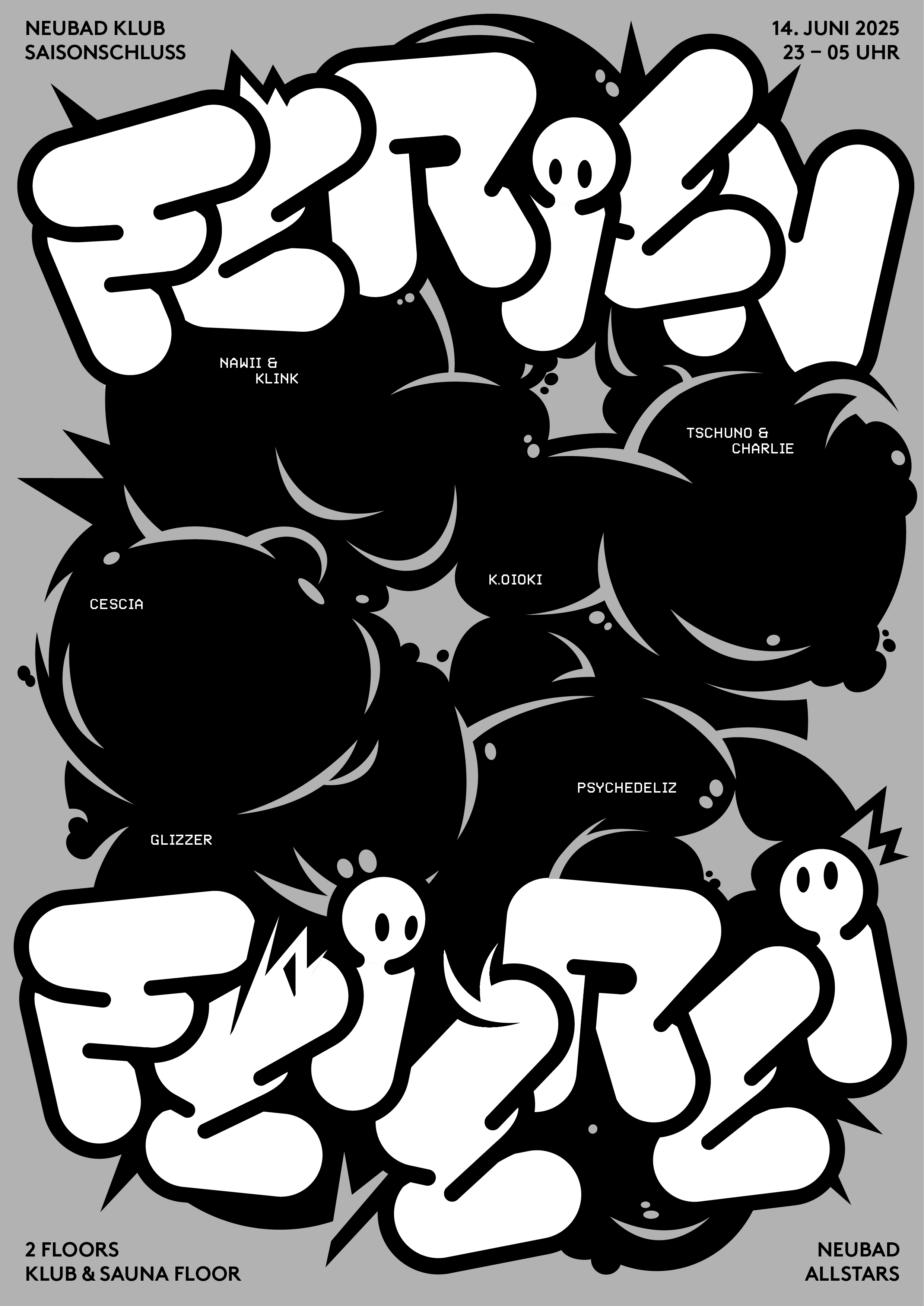 Schwarzer Hintergrund mit Weisser Schrift