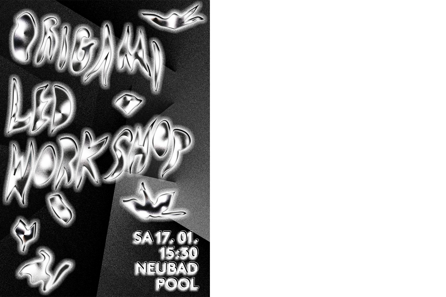 Illustration mit dem Schriftzug "origami workshop"