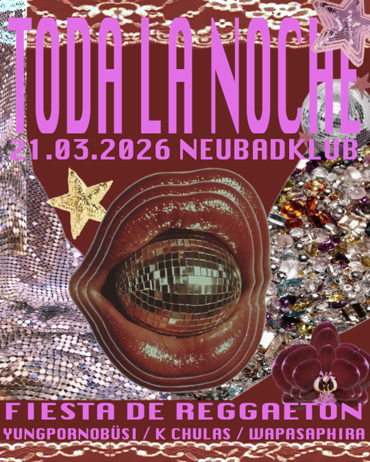 Roter Hintergrund mit einer Pinker Überschrift 