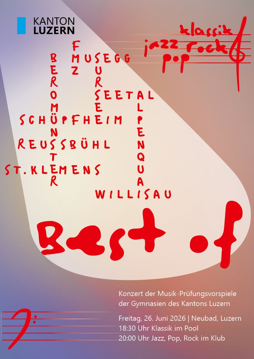 Illustration: Ein Scheinwerferspotauf eine rote Schrift, die "Best of" ausschreibt in Schreibschrift.